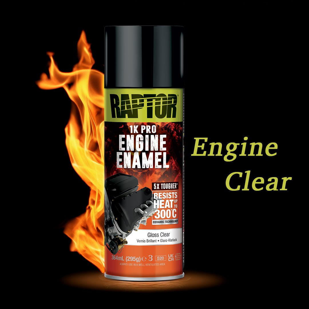 Raptor Motor Klarlakk